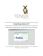 Installing Deltek Cobra 4.7 on Windows 7