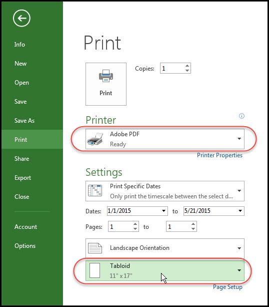 Microsoft Project Print To PDF Options Fig 10
