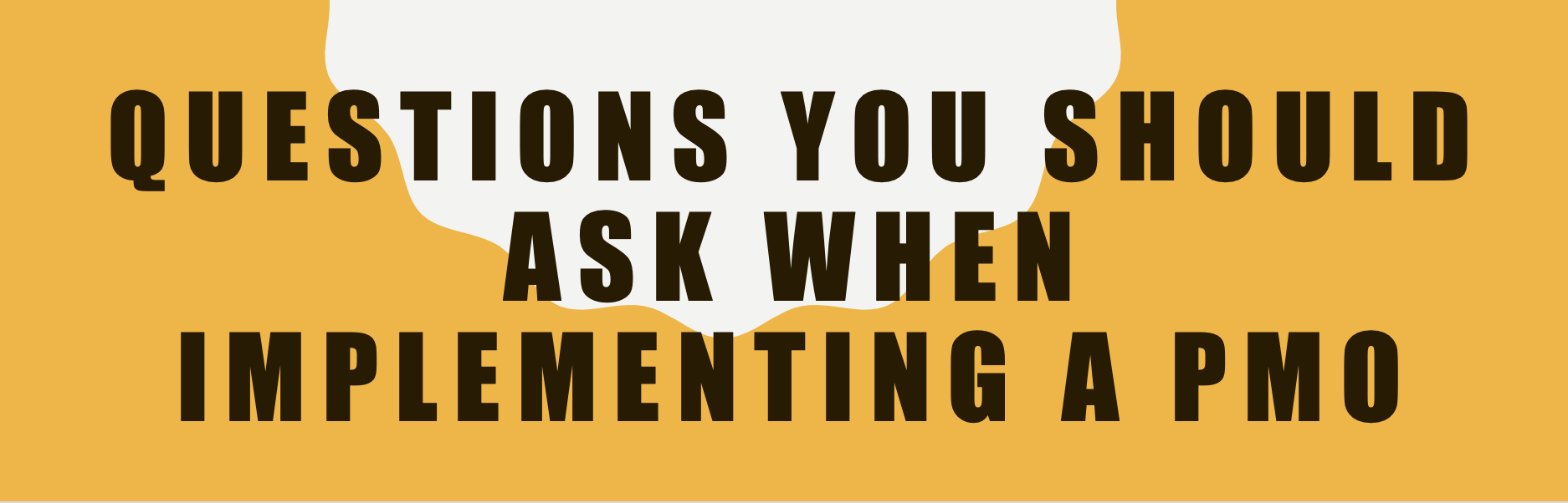 Questions You Should Ask When Implementing A PMO