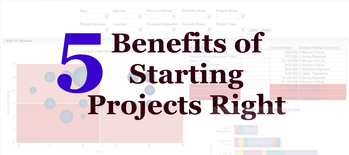 5 Benefits of Starting Projects Right