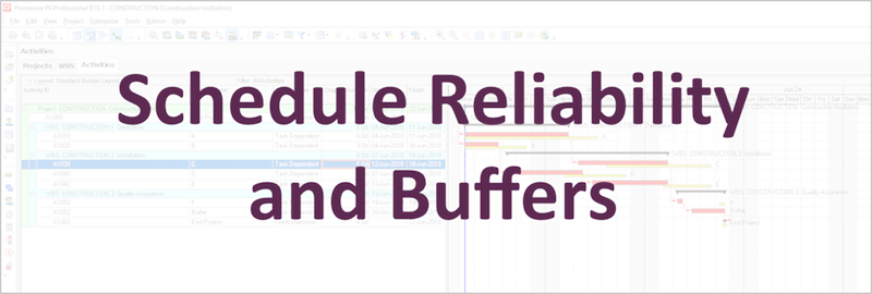 Schedule Reliability and Schedule Buffer