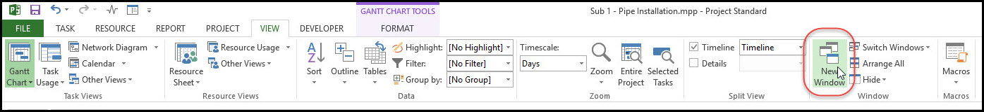 Using a Microsoft Project Temporary Master Schedule for External Dependencies 1