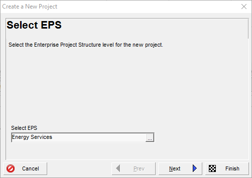 How To Create A Project In P6 Fig 2