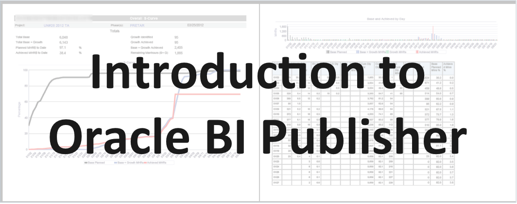 Introduction to BI Publisher Webinar