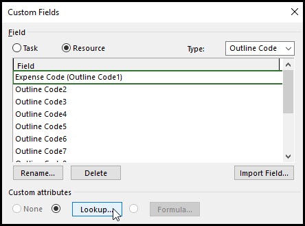 The Benefits of Using Outline Codes in Microsoft Project Fig 6