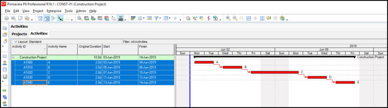 How to use the Link Activities Feature in Primavera P6 - Ten Six