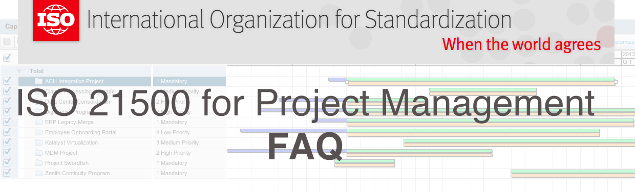 ISO 21500 for Project Management FAQ