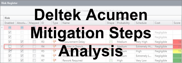 Deltek Acumen Mitigation Steps Analysis