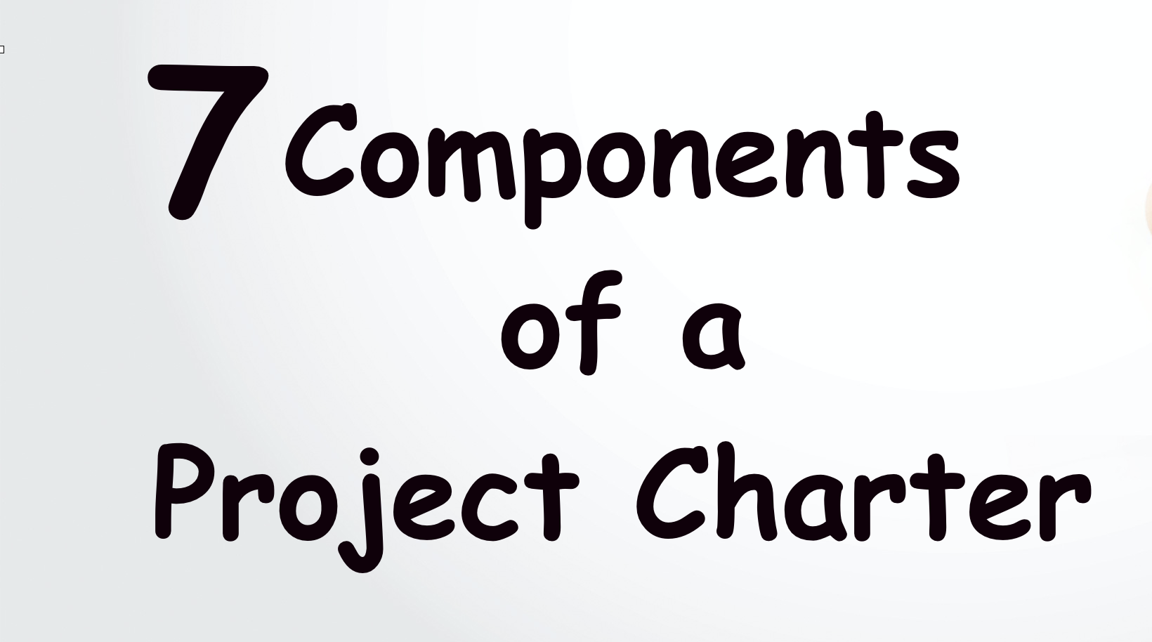 7 Components of a Project Charter