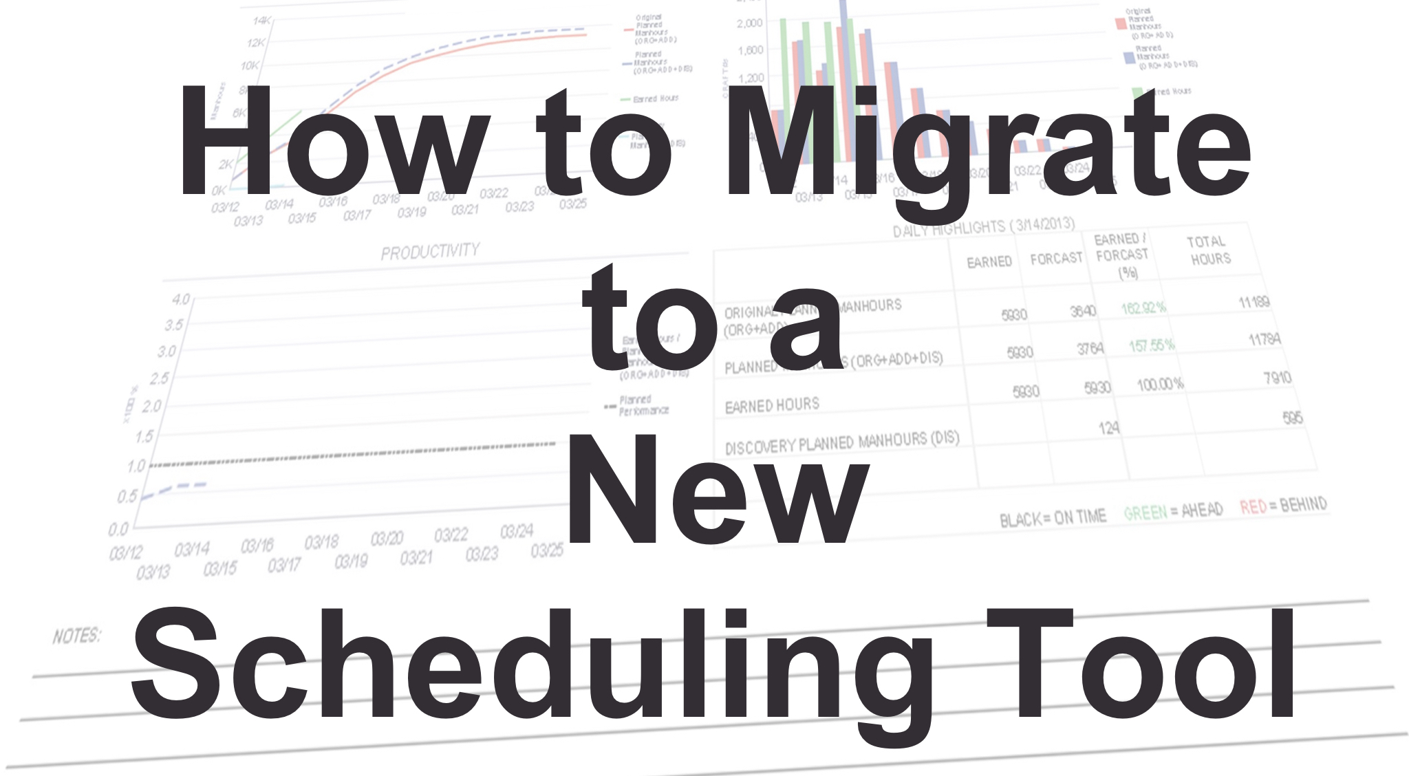 Migrate to a New Scheduling Tool