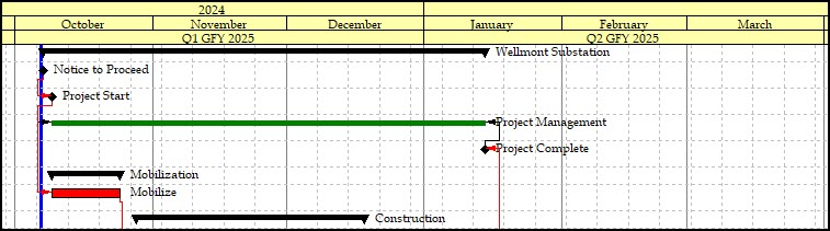 Government Fiscal Year on the Gantt Chart in Primavera P6
