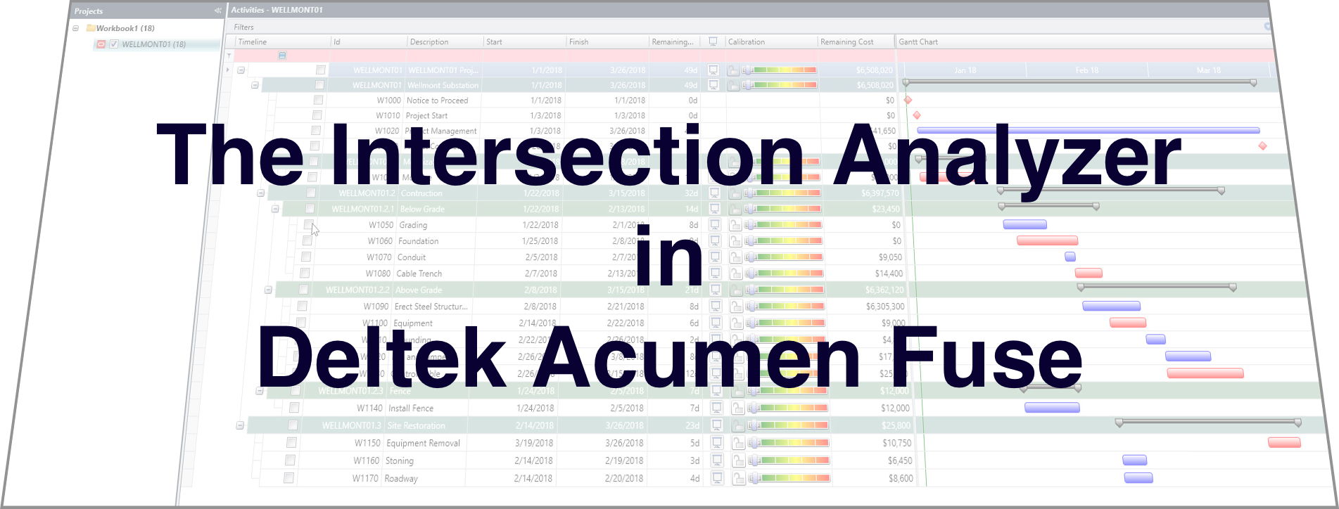 The Intersection Analyzer in Deltek Acumen Fuse