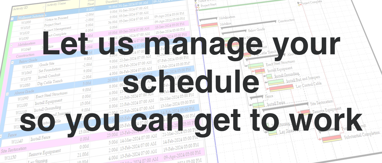 Project Scheduling Services