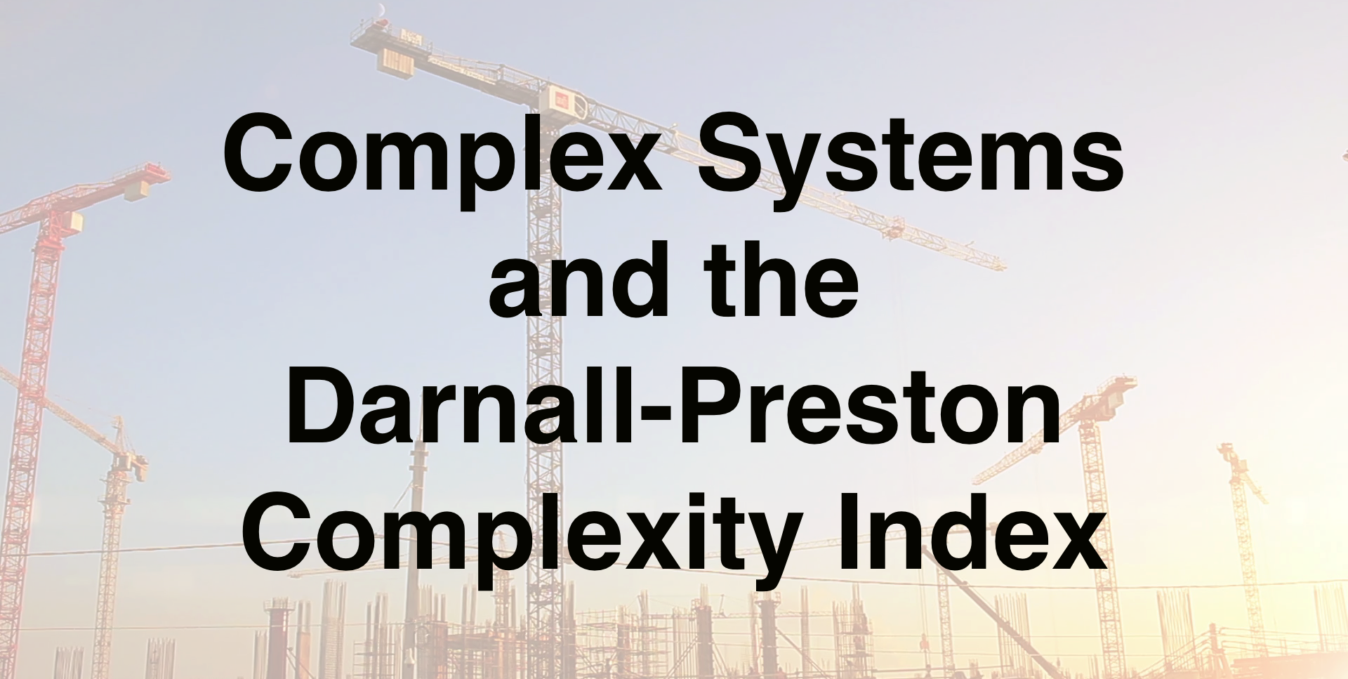 Darnall-Preston Complexity Index
