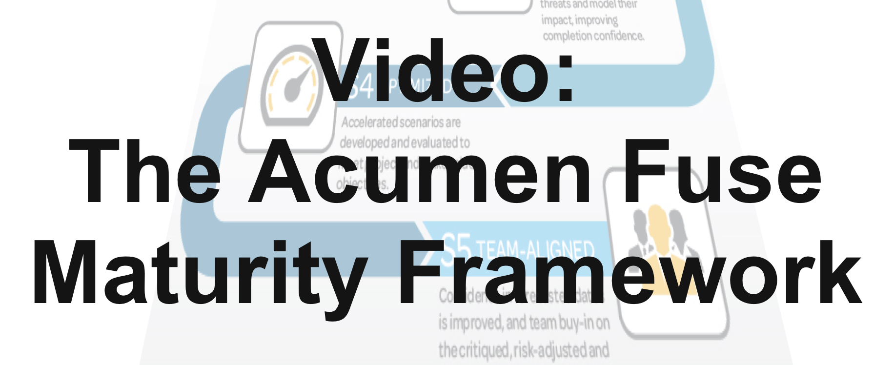 Acumen Fuse Maturity Framework