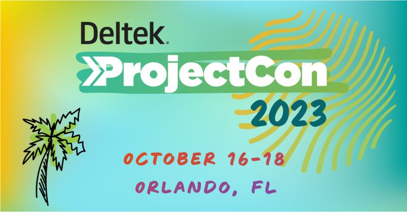 Deltek ProjectCon 2023 