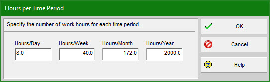 Calendar Time Periods in P6 Professional - Ten Six