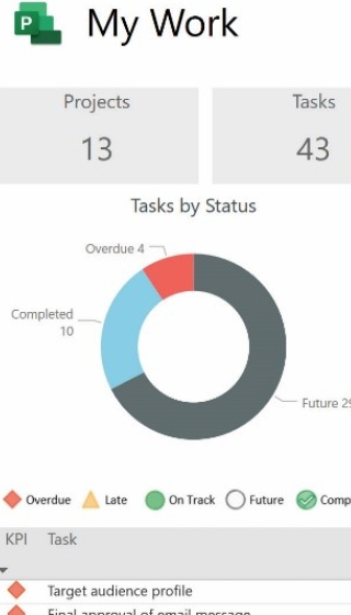 MSP Microsoft Project Screenshot