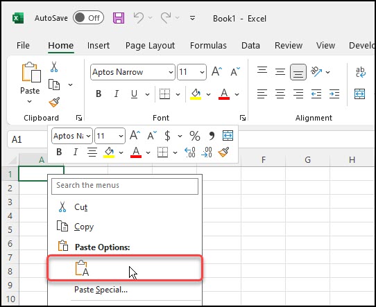 Open Excel Spreadsheet