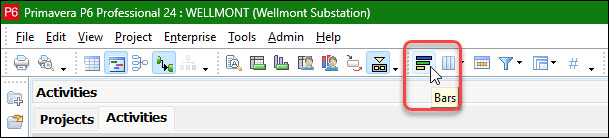 Total float on the Gantt Chart