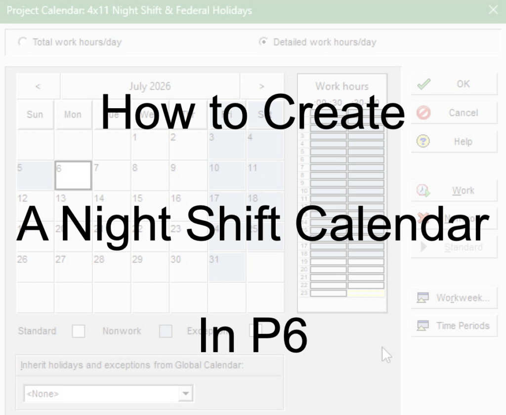 Create a Night Shift Calendar