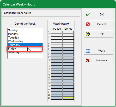 Create a Night Shift Calendar