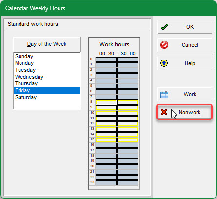 Create a Night Shift Calendar