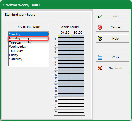Create a Night Shift Calendar