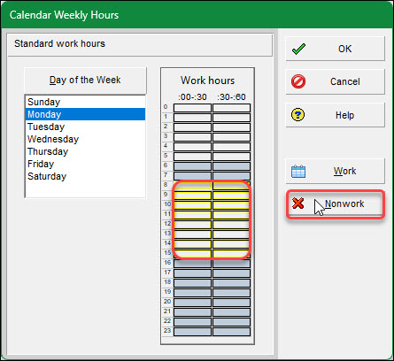 Create a Night Shift Calendar