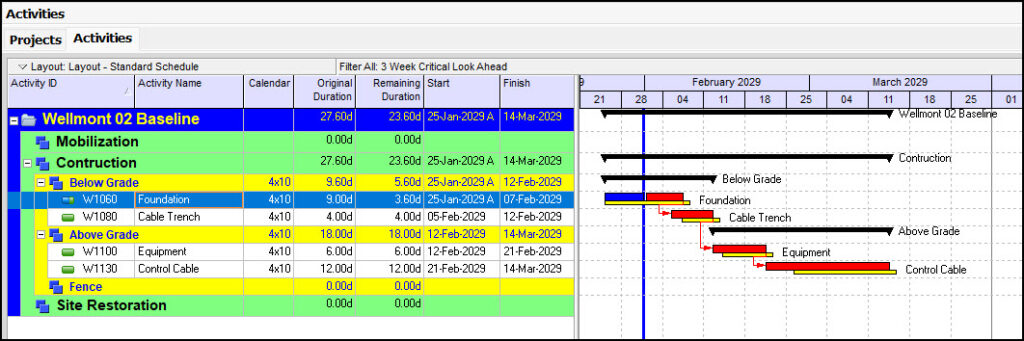 Filter Output Displayed