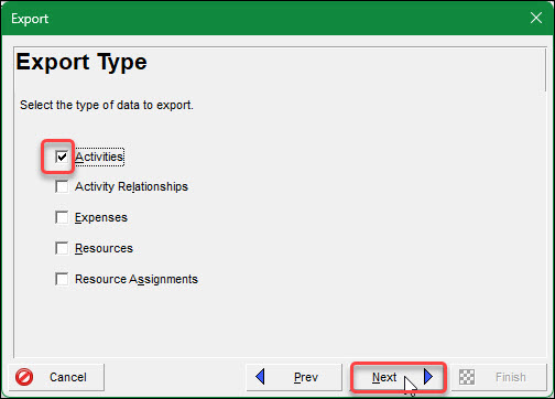 Export Type