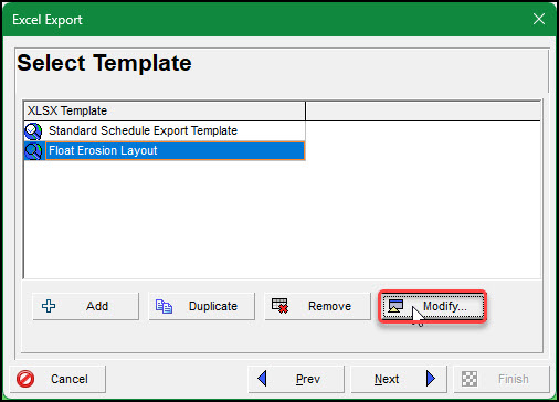 Select Template
