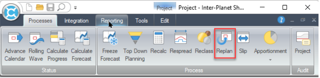 Replan Process